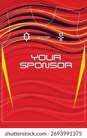 Fußball Jersey Design für Sublimation
