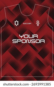 Fußball Jersey Design für Sublimation