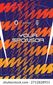 Fußball Jersey Design für Sublimation