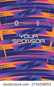 Diseño de jersey de fútbol para sublimación