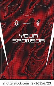 Fußball Jersey Design für Sublimation