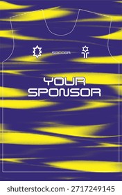 Fußball Jersey Design für Sublimation