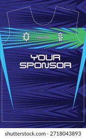 Fußball Jersey Design für Sublimation