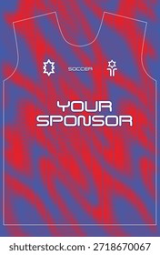 Fußball Jersey Design für Sublimation