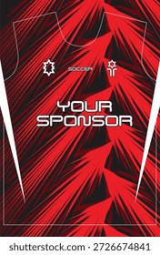 Fußball Jersey Design für Sublimation