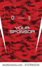 Fußball Jersey Design für Sublimation