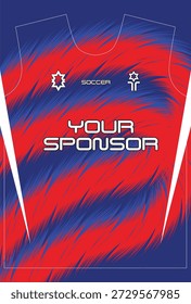 Fußball Jersey Design für Sublimation