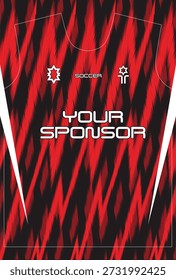 Fußball Jersey Design für Sublimation