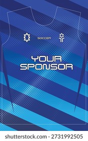 Fußball Jersey Design für Sublimation