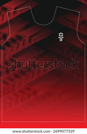 Soccer jersey design for sublimation