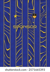 Soccer jersey design for sublimation Abstract background with sport pattern