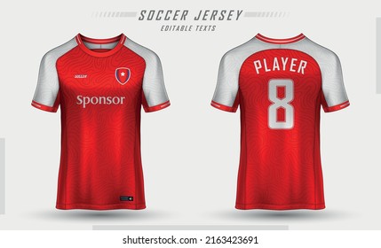 Soccer jersey design for sublimation, sport t shirt design