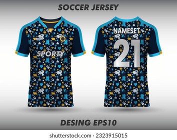 
Soccer jersey design for sublimation sport t shirt design