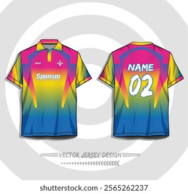 Soccer jersey design for sublimation sport t shirt design
