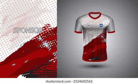 Soccer jersey design for sublimation or sports tshirt design for cricket