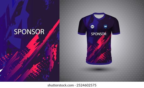 Soccer jersey design for sublimation or sports tshirt design for cricket