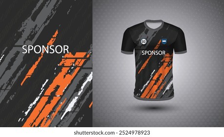 Soccer jersey design for sublimation or sports tshirt design for cricket