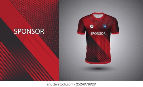 Soccer jersey design for sublimation or sports tshirt design for cricket