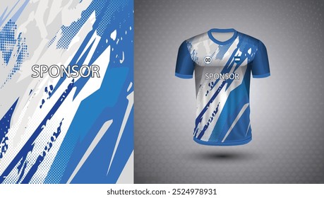 Soccer jersey design for sublimation or sports tshirt design for cricket