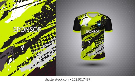 Soccer jersey design for sublimation or sports tshirt design for cricket