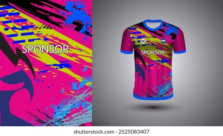 Soccer jersey design for sublimation or sports t shirt design for cricket football
