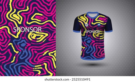 Soccer jersey design for sublimation or sports t shirt design for cricket
