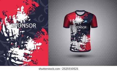 Soccer jersey design for sublimation or sports t shirt design for cricket
