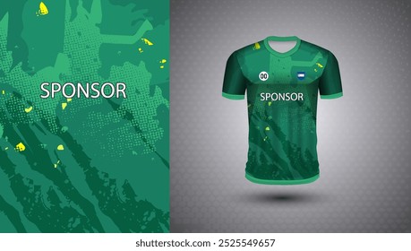 Soccer jersey design for sublimation or sports t shirt design for cricket