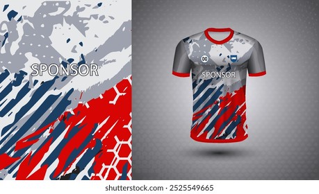 Soccer jersey design for sublimation or sports t shirt design for cricket