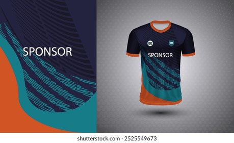 Soccer jersey design for sublimation or sports t shirt design for cricket