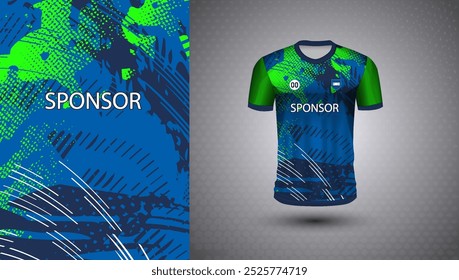 Design de camisa de futebol para sublimação ou esportes t shirt design para o futebol de críquete
