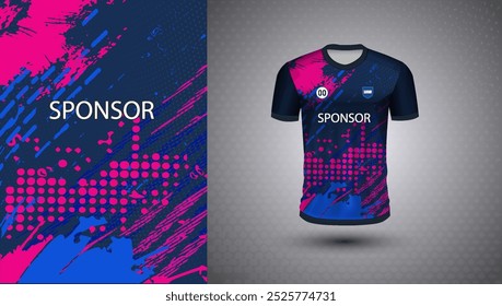 Soccer jersey design for sublimation or sports t shirt design for cricket football
