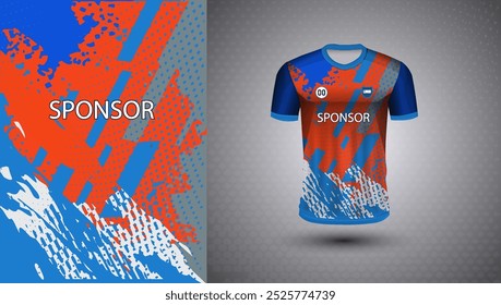 Soccer jersey design for sublimation or sports t shirt design for cricket football
