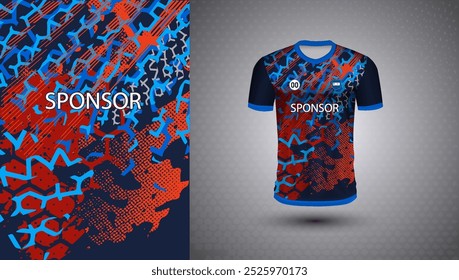 Soccer jersey design for sublimation or sports t shirt design for cricket