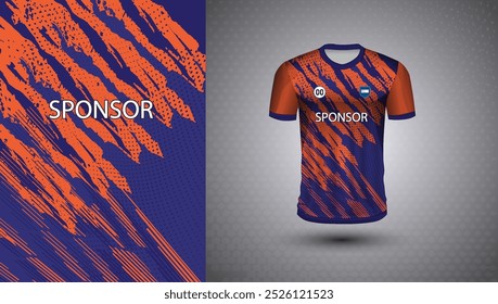 Soccer jersey design for sublimation or sports t shirt design for cricket