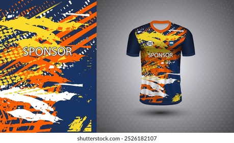 Soccer jersey design for sublimation or sports t shirt design for cricket