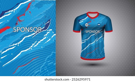 Soccer jersey design for sublimation or sports t shirt design for cricket
