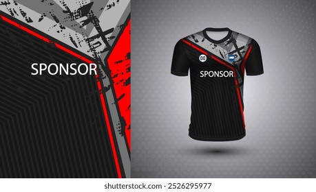 Soccer jersey design for sublimation or sports t shirt design for cricket
