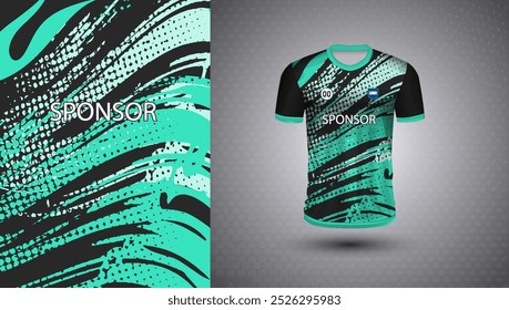 Soccer jersey design for sublimation or sports t shirt design for cricket
