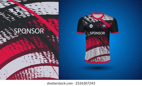 Soccer jersey design for sublimation or sports t shirt design for cricket