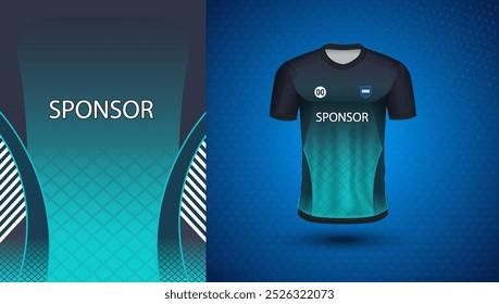 Soccer jersey design for sublimation or sports t shirt design for cricket