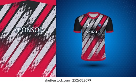 Design de camisa de futebol para sublimação ou esportes t shirt design para críquete