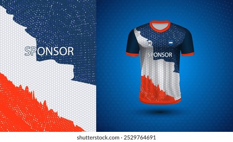 Soccer jersey design for sublimation or sports t shirt design for cricket
