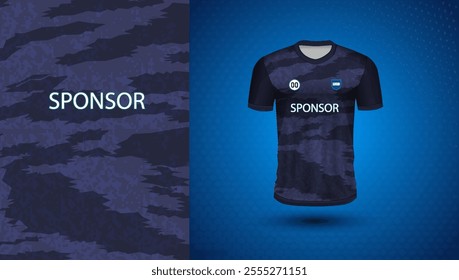 Soccer jersey design for sublimation or sports tshirt design for cricket
