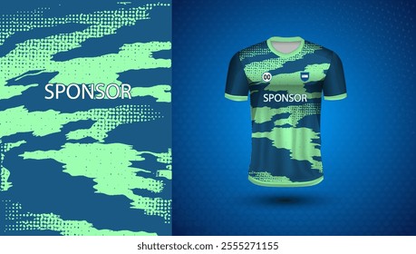 Soccer jersey design for sublimation or sports tshirt design for cricket
