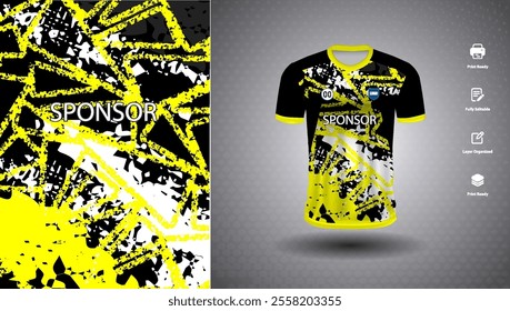 Soccer jersey design for sublimation or sports t shirt design for cricket