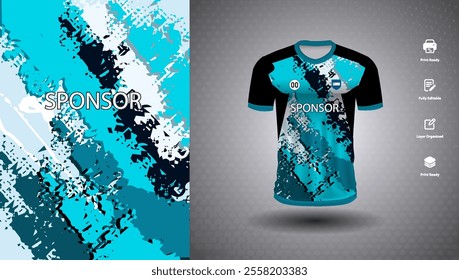 Soccer jersey design for sublimation or sports t shirt design for cricket