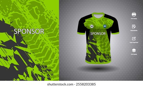 Soccer jersey design for sublimation or sports t shirt design for cricket