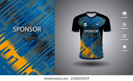 Soccer jersey design for sublimation or sports t shirt design for cricket