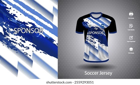 Soccer jersey design for sublimation or sports t shirt design for cricket